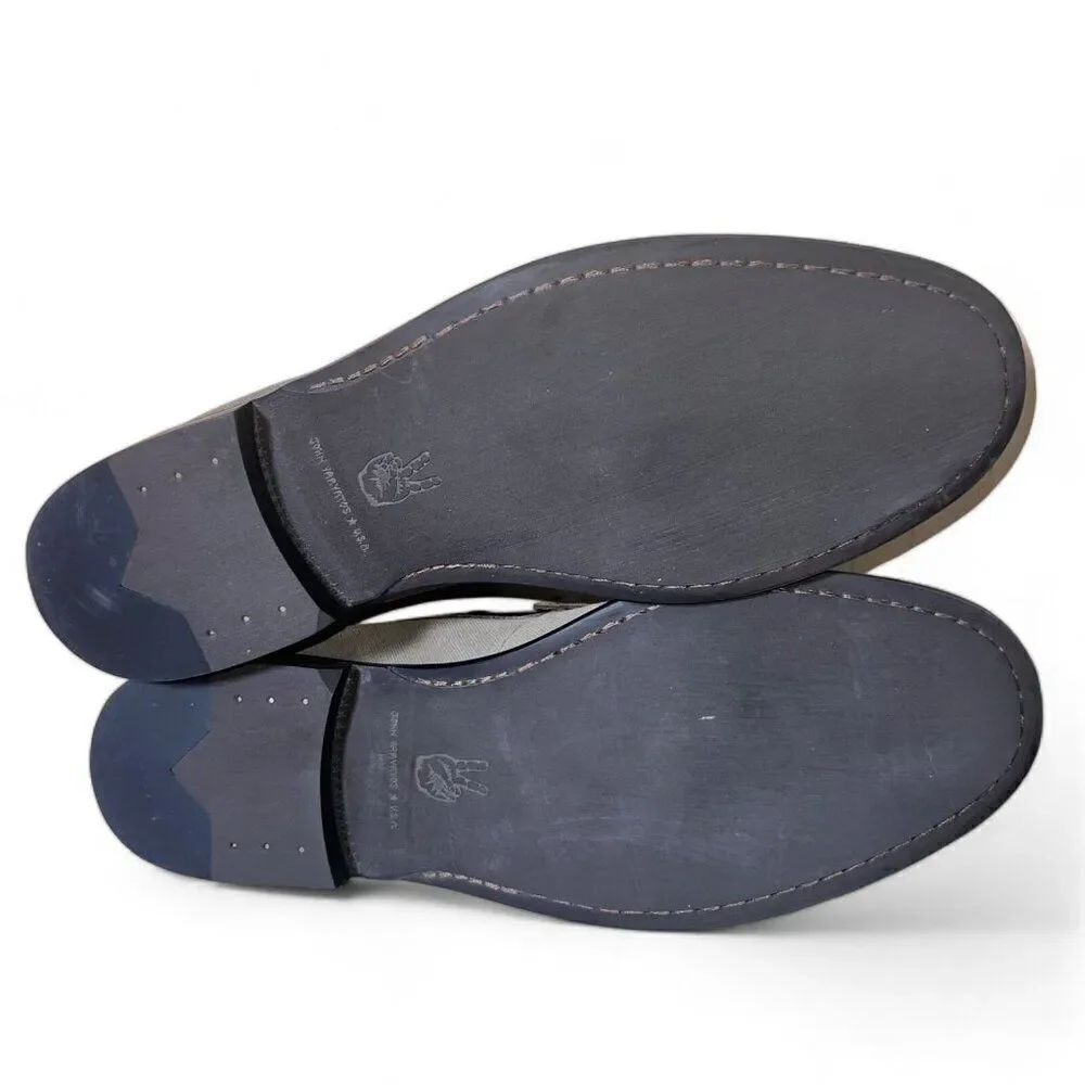 John Varvatos USA Star Slip-on Loafers Brown‎ / Grey Suede 7475 Men's 10M